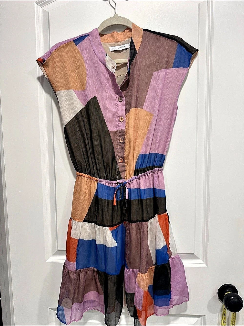 Rebecca Minkoff Color Block Mini Dress Size XS Like New